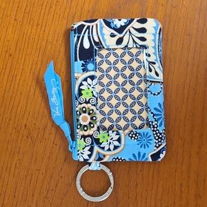 Vera Bradley zipper Keychain wallet
